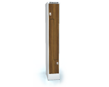 Cloakroom locker Z-shaped doors ALDERA 1920 x 300 x 500